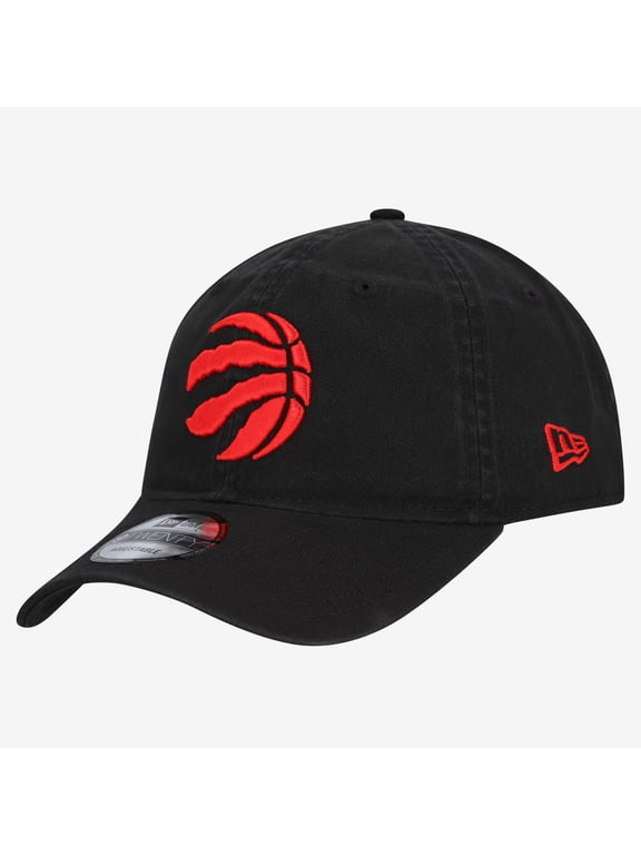 Men's New Era Black Toronto Raptors Team 9TWENTY Adjustable Hat