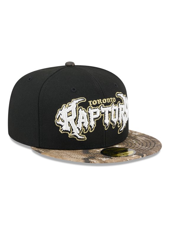 Men's New Era Black Toronto Raptors Thrilla 59FIFTY Fitted Hat
