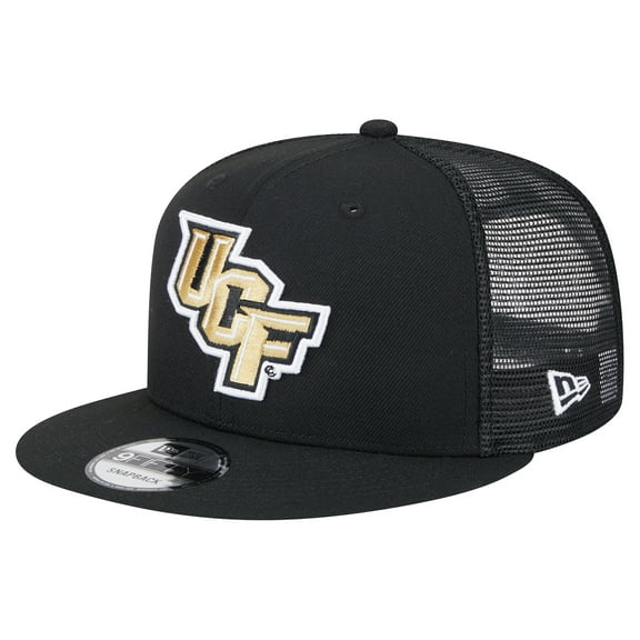 Men's New Era Black UCF Knights Trucker 9FIFTY Snapback Hat