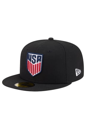 Men's New Era Black USMNT 59FIFTY Fitted Hat