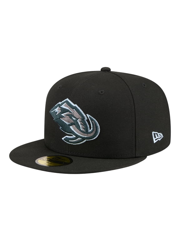 Men's New Era Black Utah Mammoth Color Pop 59FIFTY Fitted Hat