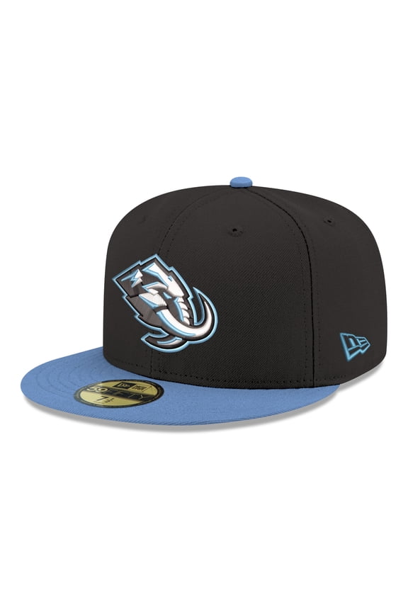 Men's New Era  Black Utah Mammoth Core Logo Two-Tone 59FIFTY Fitted Hat
