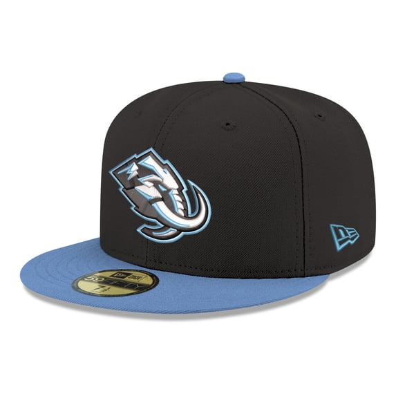 Men's New Era Black Utah Mammoth Core Logo Two-Tone 59FIFTY Fitted Hat
