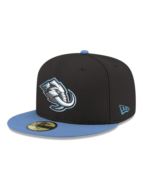 Men's New Era Black Utah Mammoth Core Logo Two-Tone 59FIFTY Fitted Hat