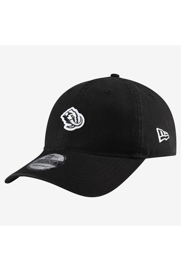 Men's New Era Black Utah Mammoth Mascot Patch 9TWENTY Adjustable Hat