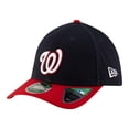 thumbnail image 1 of Men's New Era  Black Washington Nationals Player Replica 39THIRTY M-Crown Flex Hat, 1 of 5