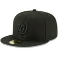 thumbnail image 1 of Men's New Era Black Washington Nationals Primary Logo Basic 59FIFTY Fitted Hat, 1 of 6