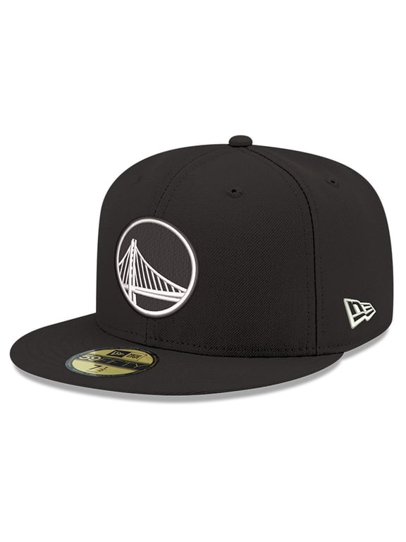 Men's New Era Black Golden State Warriors 59FIFTY Fitted Hat