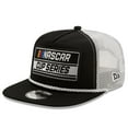 thumbnail image 1 of Men's New Era Black/White NASCAR Golfer Snapback Adjustable Hat, 1 of 5