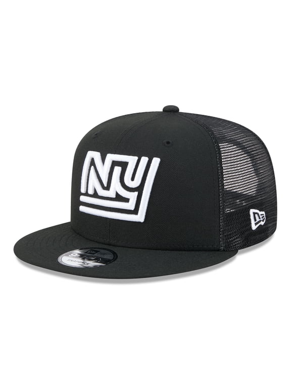 Men's New Era Black/White New York Giants 9FIFTY Snapback Trucker Hat