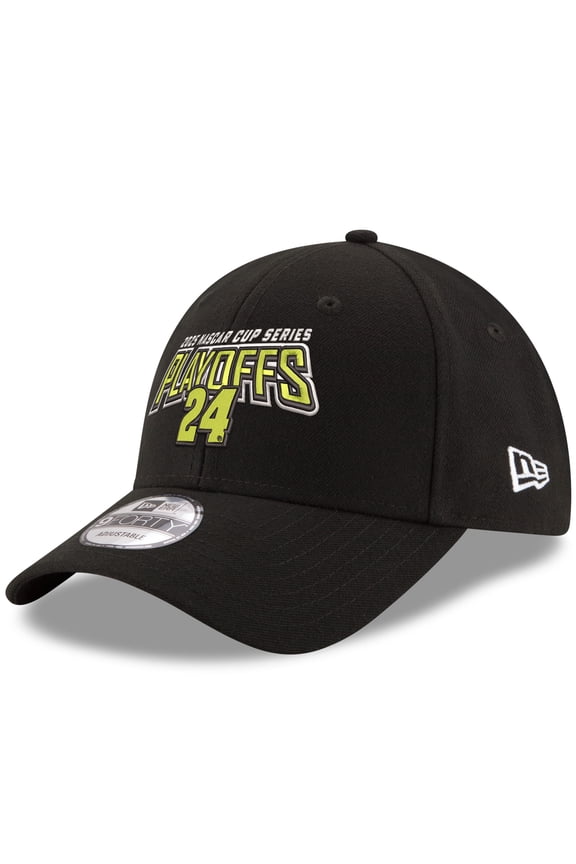Men's New Era Black William Byron 2025 NASCAR Cup Series Playoffs 9FORTY Adjustable Hat
