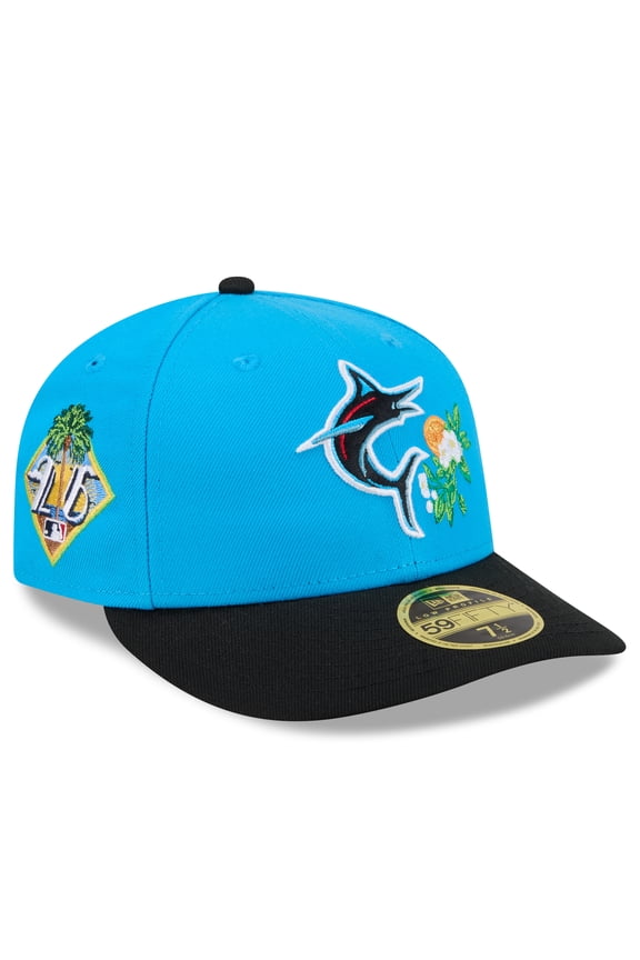Men's New Era Blue/Black Miami Marlins 2026 Spring Training Low Profile 59FIFTY Fitted Hat