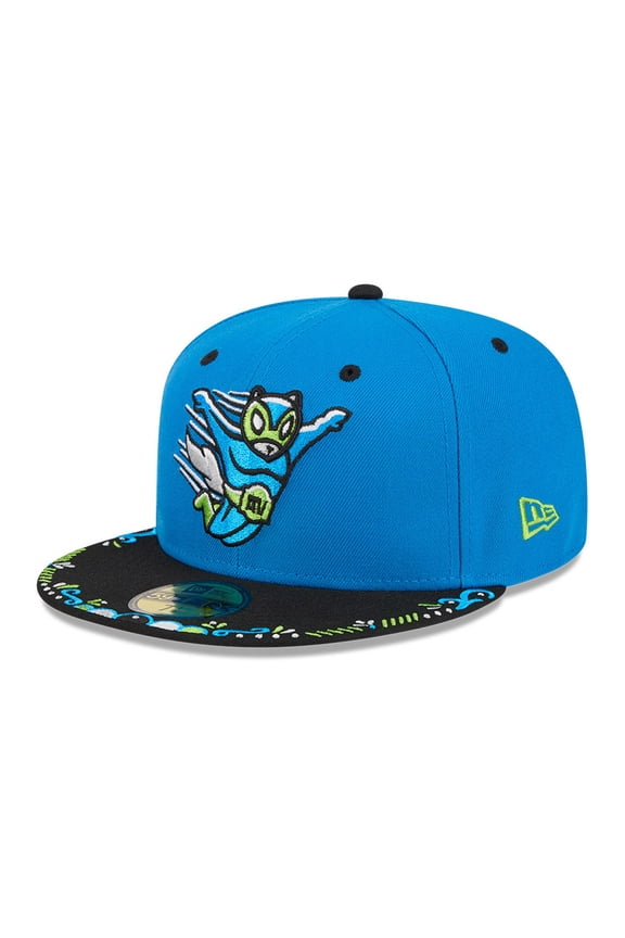 Men's New Era Blue/Black Richmond Flying Squirrels 2026 Copa De La Diversion 59FIFTY Fitted Hat