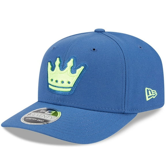 Men's New Era  Blue Charlotte FC 2025 Jersey Hook 9SEVENTY Stretch-Snap Hat