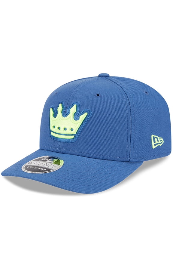 Men's New Era  Blue Charlotte FC 2025 Jersey Hook 9SEVENTY Stretch-Snap Hat