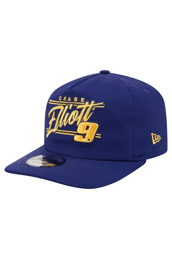 Men's New Era  Blue Chase Elliott Driver Script 19TWENTY Adjustable Hat