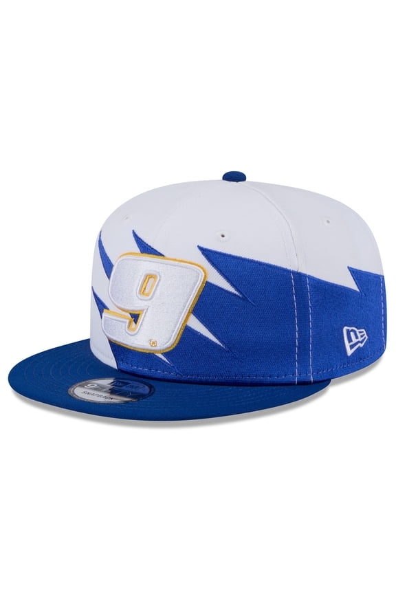 Men's New Era Blue Chase Elliott  Jagged 9FIFTY Snapback Hat