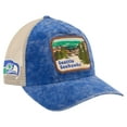 thumbnail image 1 of Men's New Era Blue/Cream Seattle Seahawks Vintage Landscape 9TWENTY A-Frame Adjustable Hat, 1 of 5