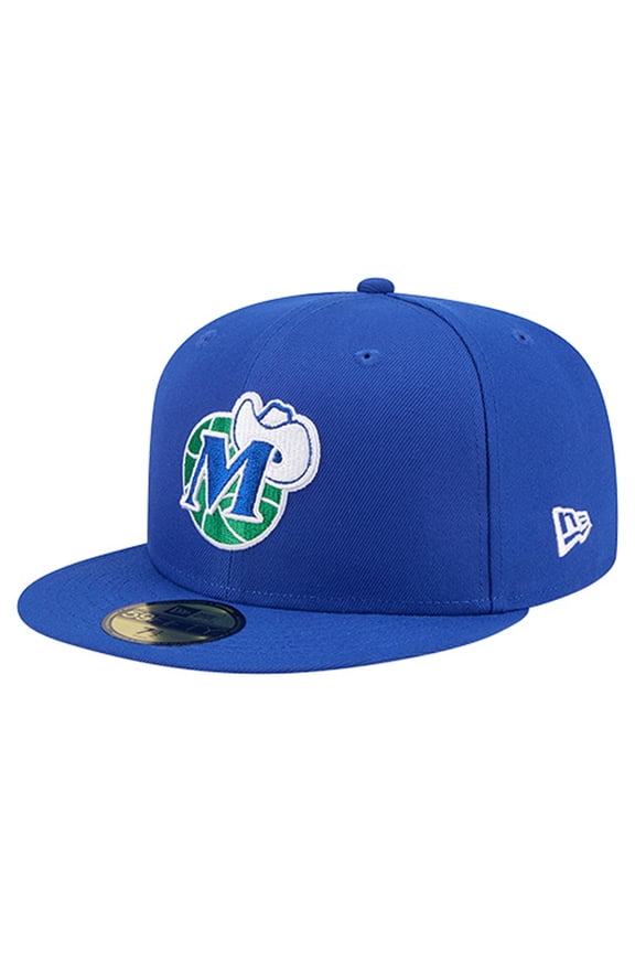 Men's New Era Blue Dallas Mavericks Core Logo 59FIFTY Fitted Hat
