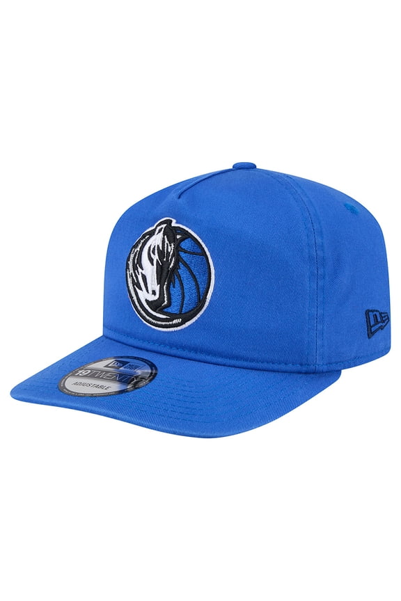 Men's New Era Blue Dallas Mavericks Cotton 19TWENTY Adjustable Hat
