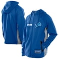 thumbnail image 1 of Men's New Era  Blue Detroit Lions Combine Authentic Raglan Scuba Full-Zip Hoodie, 1 of 5