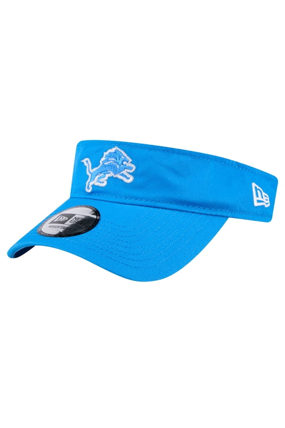 Men's New Era Blue Detroit Lions Main Adjustable Visor
