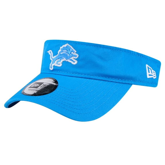 Men's New Era Blue Detroit Lions Main Adjustable Visor