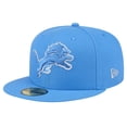 thumbnail image 1 of Men's New Era Blue Detroit Lions 59FIFTY Fitted Hat, 1 of 6
