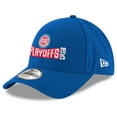 thumbnail image 1 of Men's New Era Blue Detroit Pistons 2025 NBA Playoffs 9FORTY A-Frame M-Crown Adjustable Hat, 1 of 4