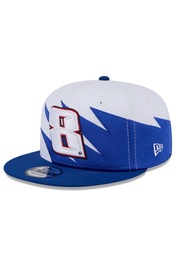 Men's New Era Blue Kyle Busch Jagged 9FIFTY Snapback Hat