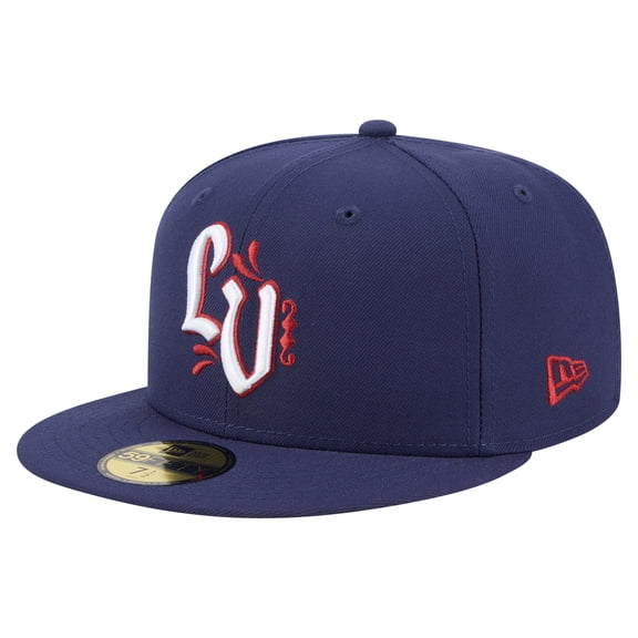 Men's-New Era  Blue Lehigh Valley IronPigs Authentic Collection 59FIFTY Fitted Hat