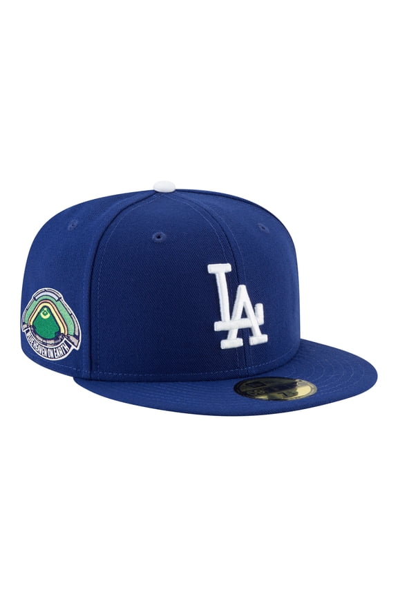Men's New Era Royal Los Angeles Dodgers Blue Heaven On Earth Stadium Patch 59FIFTY Fitted Hat