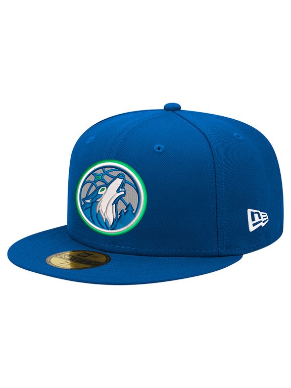 Men's New Era Blue Minnesota Timberwolves 59FIFTY Fitted Hat