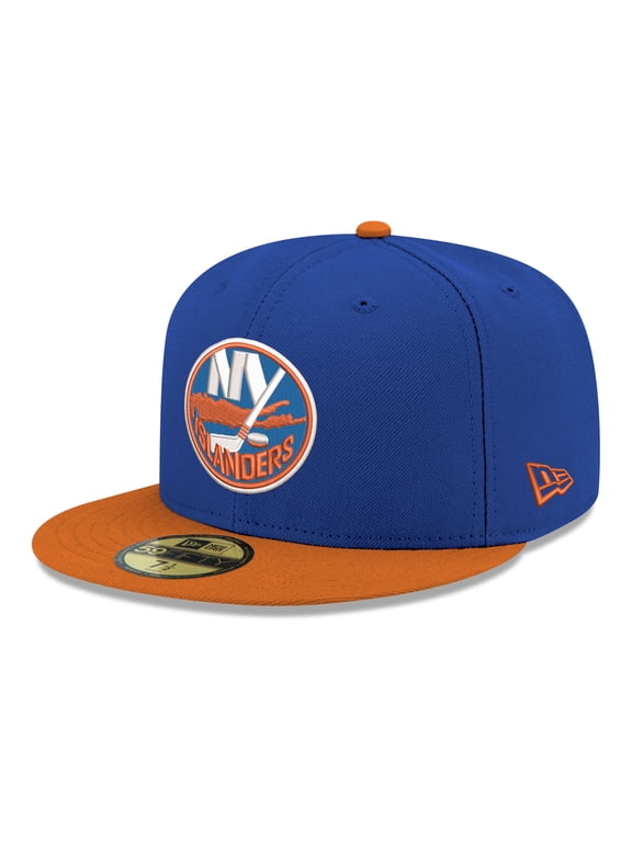 Men's New Era Blue New York Islanders Core Logo Two-Tone 59FIFTY Fitted Hat