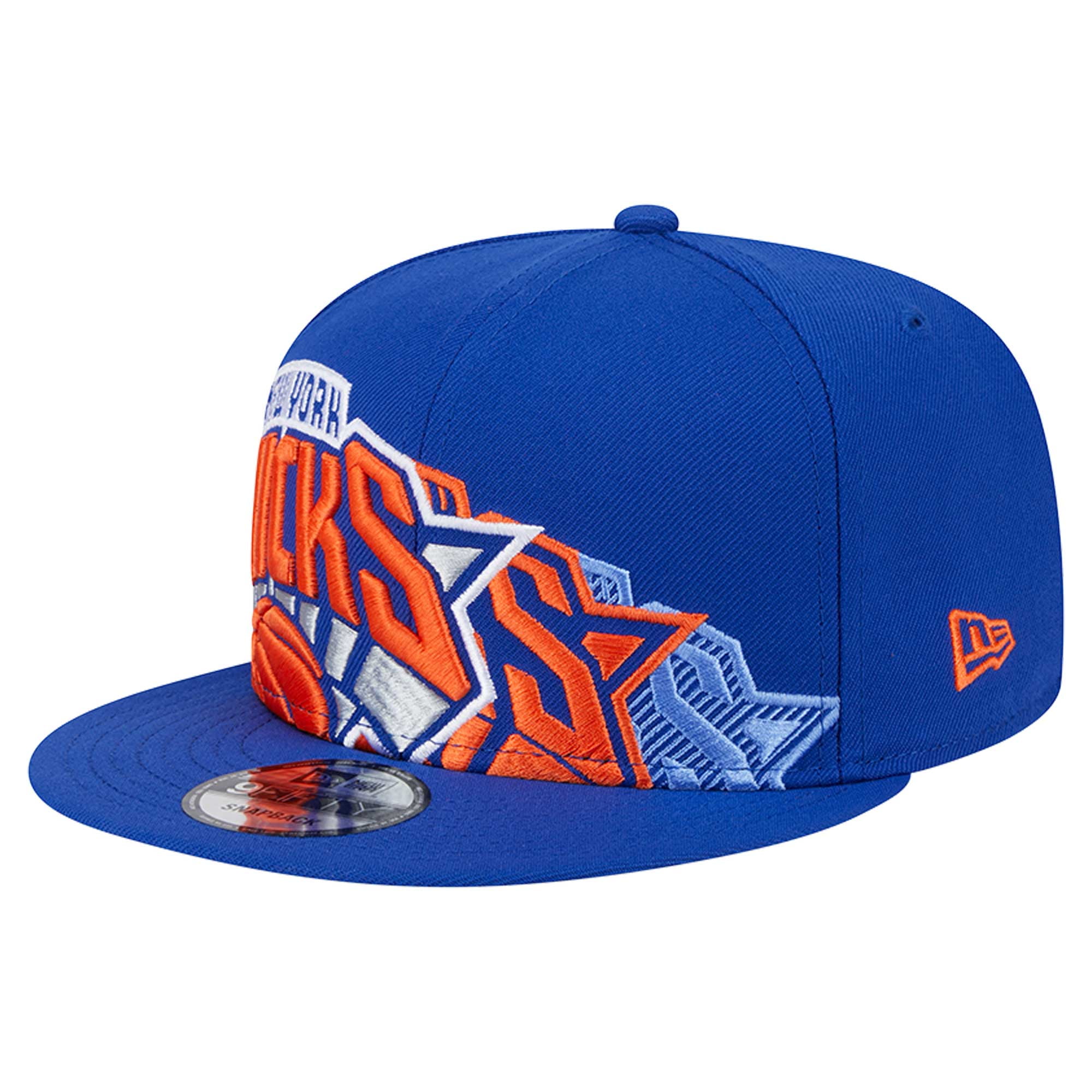 Men's New Era Blue New York Knicks Sport Night Team Shadow