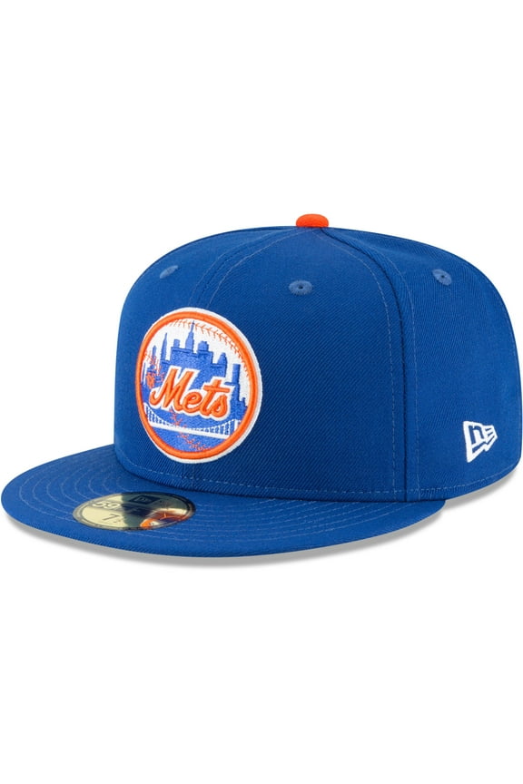 Men's New Era Blue New York Mets Cooperstown Collection Wool 59FIFTY Fitted Hat