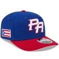 thumbnail image 1 of Men's New Era  Blue/Red Puerto Rico Baseball 2026 World Baseball Classic 9SEVENTY Adjustable Hat, 1 of 5