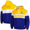 thumbnail image 1 of Men's New Era Blue Seattle Mariners Ripstop Raglan Quarter-Zip Hoodie Windbreaker Jacket, 1 of 3