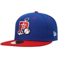 thumbnail image 1 of Men's New Era Blue Stockton Ports Authentic Collection Road 59FIFTY Fitted Hat, 1 of 6