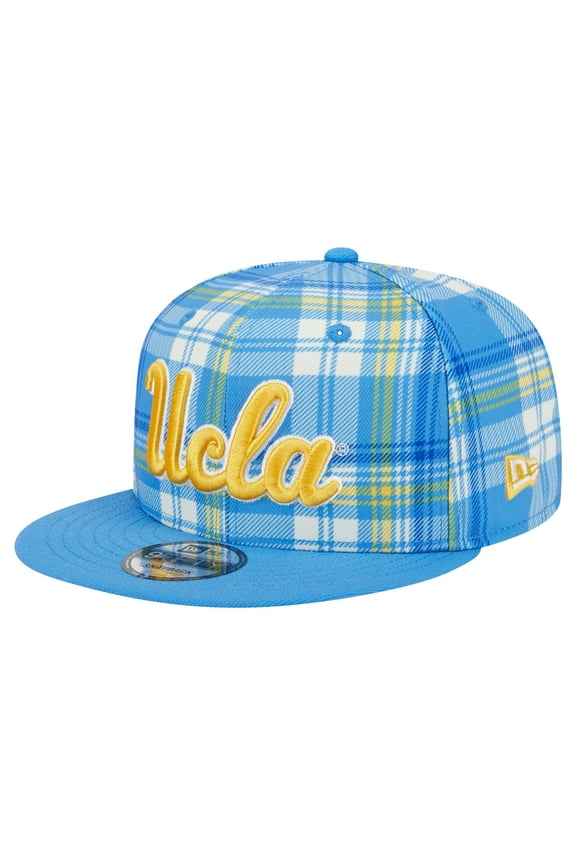Men's New Era Blue UCLA Bruins Plaid 9FIFTY Snapback Hat