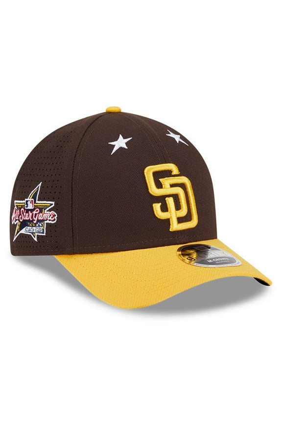 Men's New Era Brown/Gold San Diego Padres 2025 MLB All-Star Game 9FORTY M-Crown Adjustable Hat