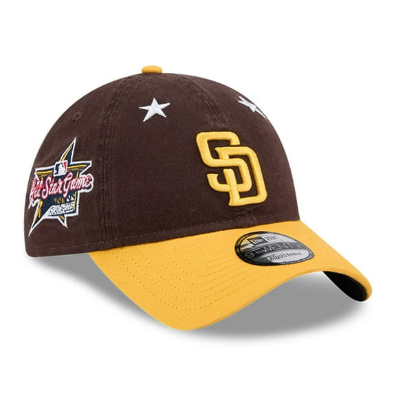 Men's New Era Brown/Gold San Diego Padres 2025 MLB All-Star Game 9TWENTY Adjustable Hat