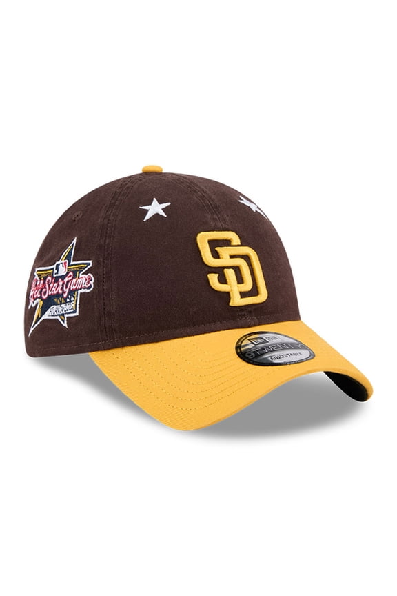 Men's New Era Brown/Gold San Diego Padres 2025 MLB All-Star Game 9TWENTY Adjustable Hat