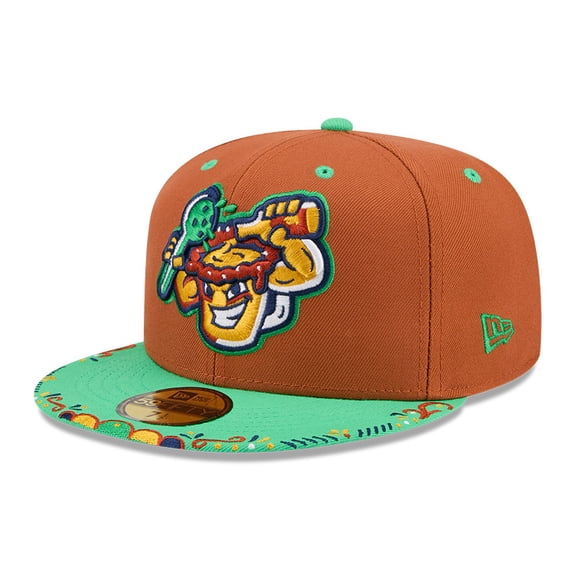 Men's New Era Brown/Green Stockton Ports 2026 Copa De La Diversion 59FIFTY Fitted Hat