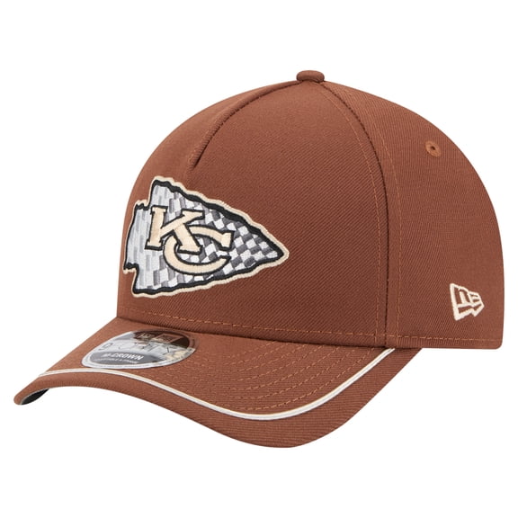 Men's New Era  Brown Kansas City Chiefs Motorsport 9FORTY Adjustable Hat