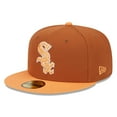 thumbnail image 1 of Men's New Era Brown/Orange Chicago White Sox Spring Color Basic Two-Tone 59FIFTY Fitted Hat, 1 of 6