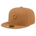 thumbnail image 1 of Men's New Era Brown Pittsburgh Pirates Color Pack 59FIFTY Fitted Hat, 1 of 5