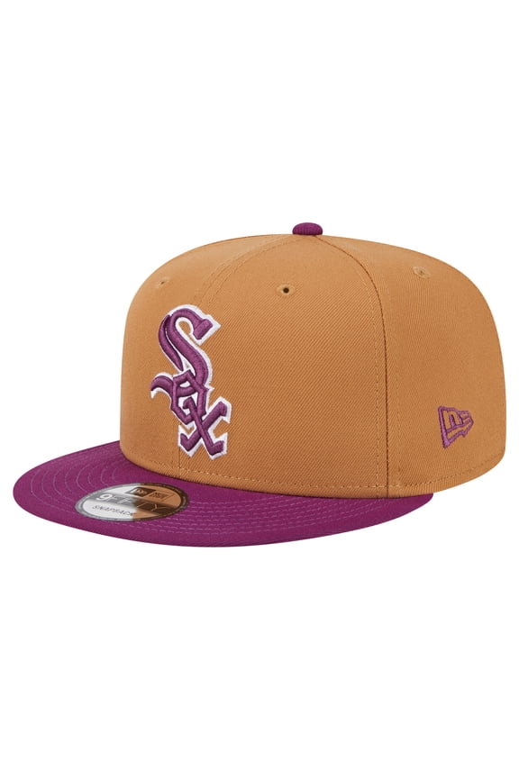Men's New Era Brown/Purple Chicago White Sox Color Pack Two-Tone 9FIFTY Snapback Hat