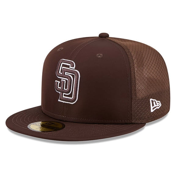 Men's New Era Brown San Diego Padres 2026 Batting Practice 59FIFTY Fitted Hat