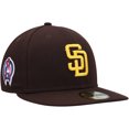 thumbnail image 1 of Men's New Era Brown San Diego Padres 9/11 Memorial Side Patch 59FIFTY Fitted Hat, 1 of 6